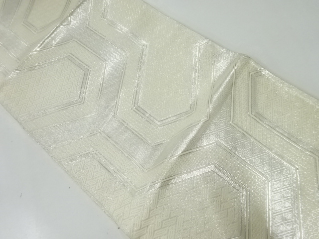 アンティーク　古典柄模様織出し袋帯（材料）